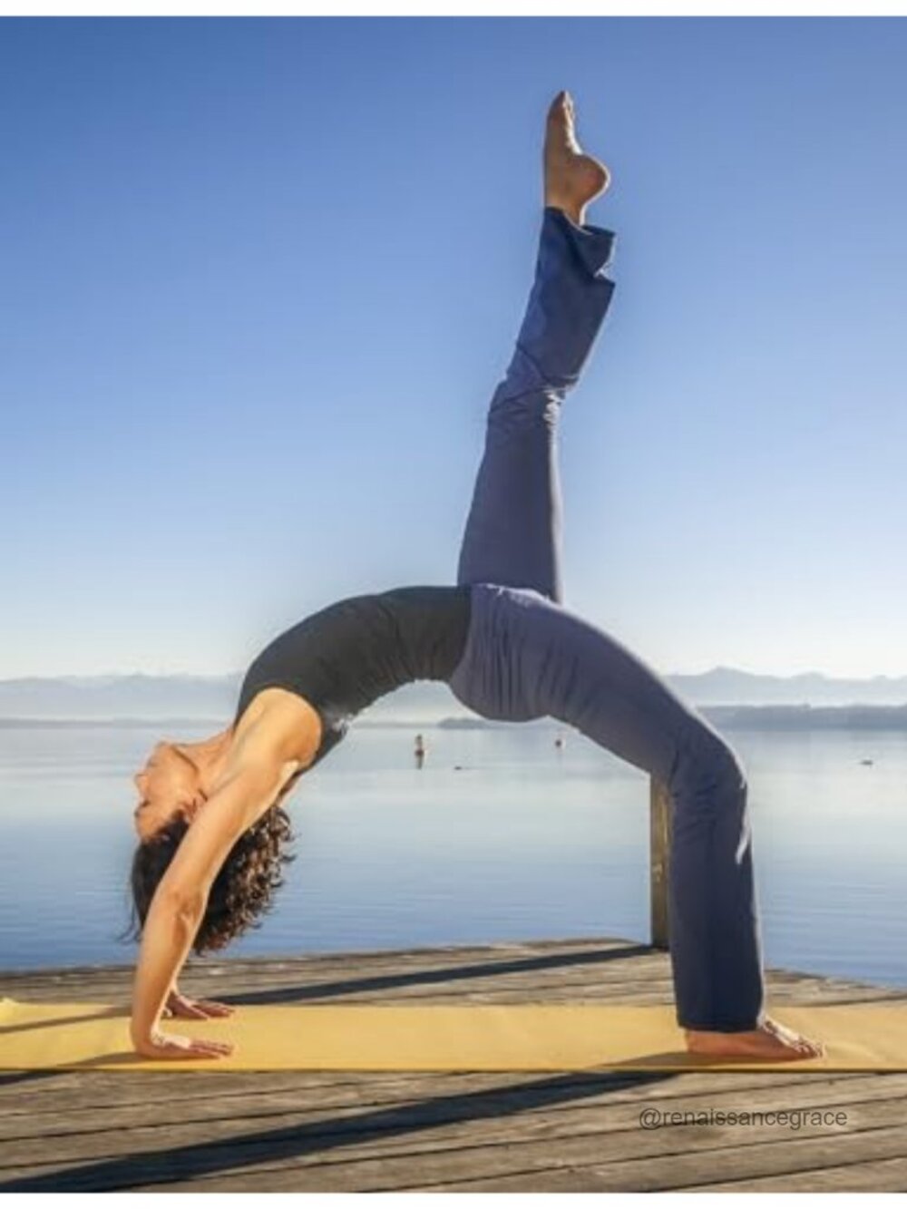 High Waisted Flared Yoga Pants for Women Bootcut Cotton Stretchy Athletic